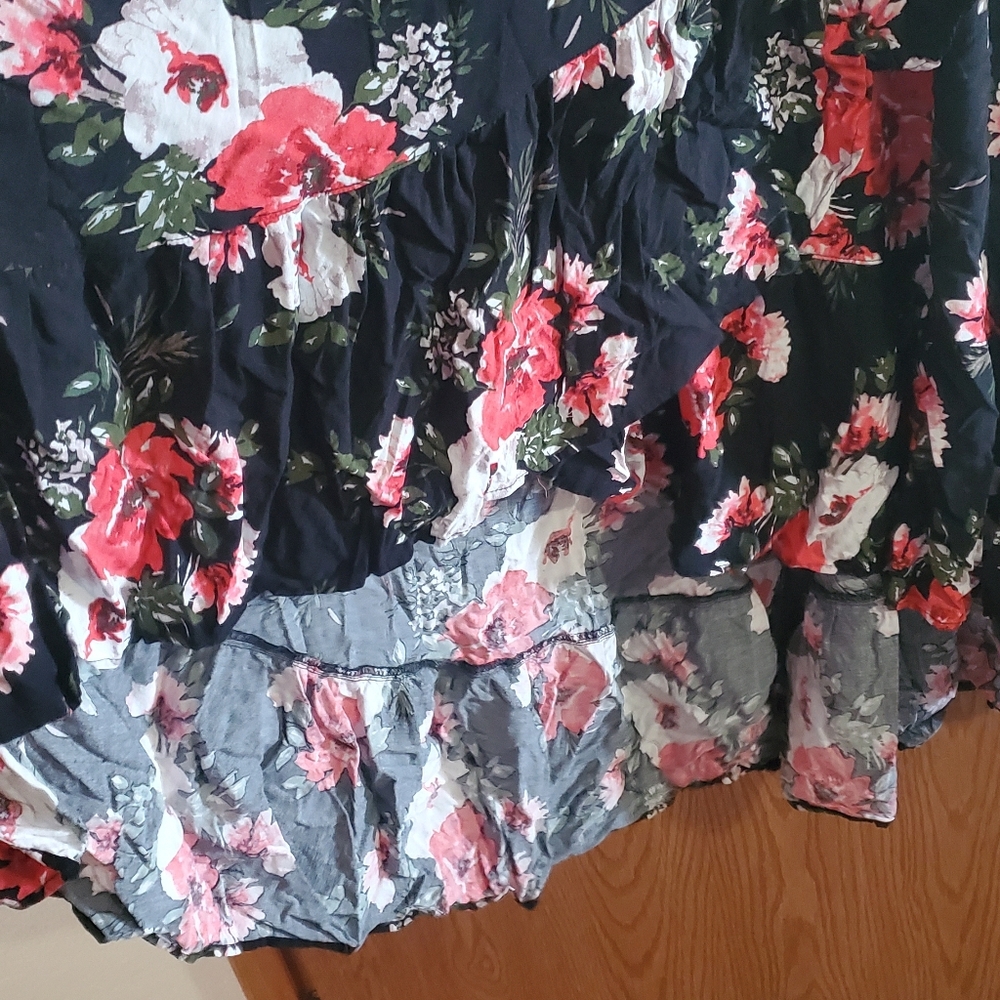 Torrid Floral Off-Shoulder Dress - Picture 2 of 5